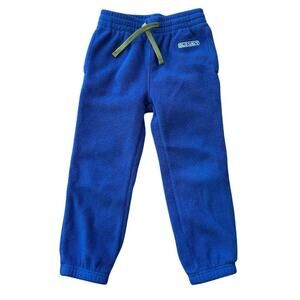 Old Navy Fleece Pull Up Pant Royal Blue 4T